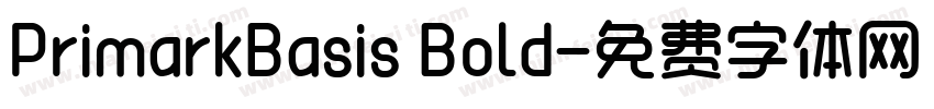 PrimarkBasis Bold字体转换